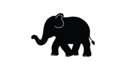 Elephant Silhouette | Cricut | Elephant silhouette, Elephant ...