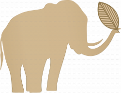 Elephant Tribal Art Design by Bluedarkat | GraphicRiver