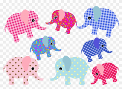 Elephant Clipart Colorful - Cute Elephant Wallpaper ...
