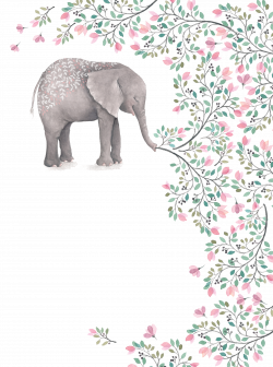 Watercolor painting Art Clip art - PNG painted elephant 1725*2325 ...