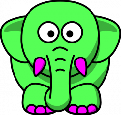 Mint Elephant Clip Art at Clker.com - vector clip art online ...