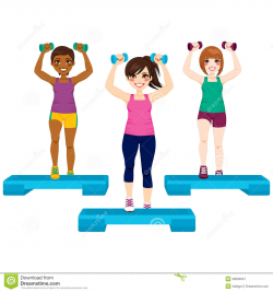 Aerobic exercise clipart 4 » Clipart Station