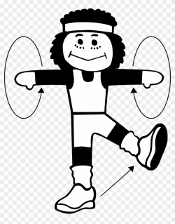 Png Black And White Exercising Drawing At Getdrawings ...