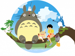 My Neighbor Totoro Vector by firedragonmatty | Studio Ghibli ...