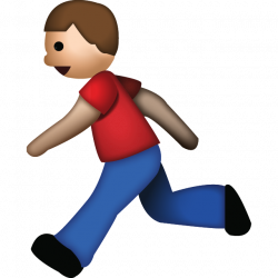 Download Man Running Emoji | Emoji Island