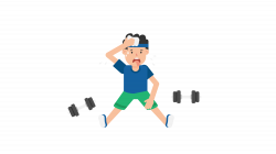File:Man Tired After Workout Cartoon.svg - Wikimedia Commons