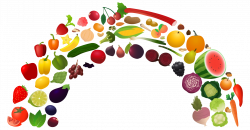 View Rainbow_2.png Clipart - Free Nutrition and Healthy Food Clipart