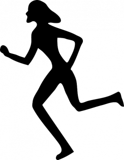 Female Running Silhouette at GetDrawings.com | Free for personal use ...