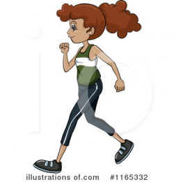 Jogging Clipart #1165332 - Illustration by Graphics RF