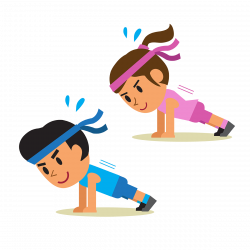 Physical exercise Cartoon Plank Stretching - exercise 1200*1200 ...