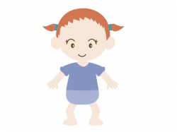 A smiling baby | Family illustration | Free material | Clip art ...
