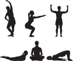 Free Exercise Silhouette Cliparts, Download Free Clip Art ...