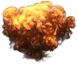 big explosion with fire and smoke png - Free PNG Images | TOPpng