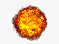 Big Explosion With Fire And Smoke - Ball Of Fire Transparent ...