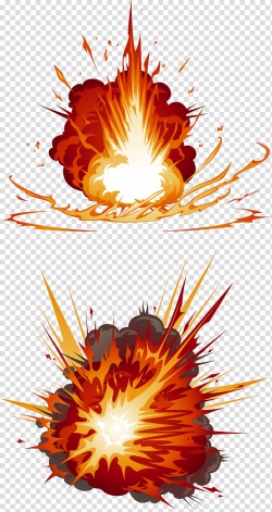 Two explosion illustrations, Blast!Blast!Blast!My Explosion ...