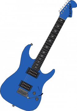 Blue Guitar Cliparts Free collection | Download and share Blue ...