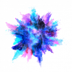 Blue Color Powder Explosion PNG Image - PurePNG | Free transparent ...