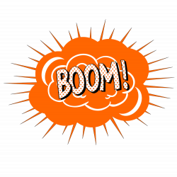 Vector cartoon BOOM explosion effect 1500*1501 transprent Png Free ...