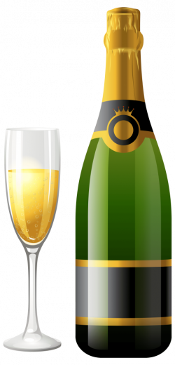 champagne bottle with glass png - Free PNG Images | TOPpng