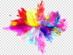 Multi-colored powder explosion , Color Explosion , holi ...