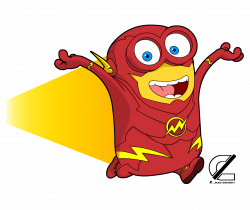 The Flash (DC) + Minion (Despicable Me) | Minions Assembly (Heroes ...