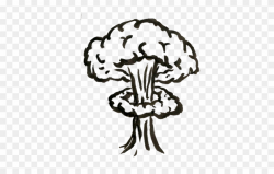 Nuclear Explosion Clipart Drawn - Nuclear Explosion Drawing ...