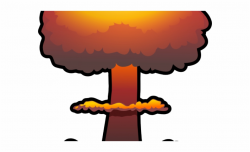 Nuclear Explosion Clipart Transparent Background - Nuclear ...