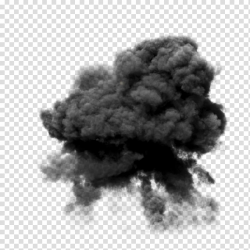 Smoke Explosion , black smoke, black smoke art transparent ...