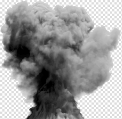 Smoke Explosion, gray cloudy sky transparent background PNG ...