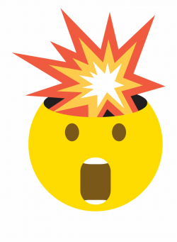 Mind Blown Emoji - Emoji Head Explosion - shock emoji png ...