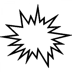 Explosion star line clipart free clipart images - Clip Art ...