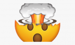 Explosion Clipart Emoji - Emoji Mind Blown Png #113880 ...
