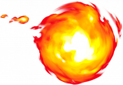 Pixel clipart fireball - Pencil and in color pixel clipart fireball