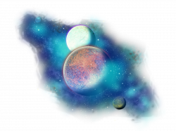 FreeToEdit clipart png stars galaxy planets with a tran...