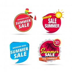 Summer Element, Banner Design, Summer, Sale PNG and Vector for Free ...