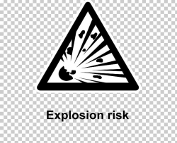 Explosive Material Explosion Warning Sign PNG, Clipart ...