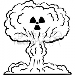 nuclear explosion war 080 clipart. Royalty-free clipart # 386185