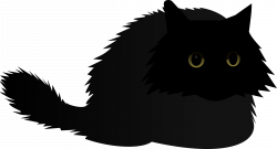 Clipart - Angry cat