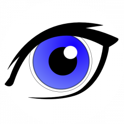 Blue Eye With Eyeliner Clip Art at Clker.com - vector clip art ...