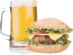Burger And Beer PNG Transparent Burger And Beer.PNG Images. | PlusPNG