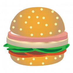 Realistic Burger Vector PNG, Realistic Burger, Realistic, Burger PNG ...