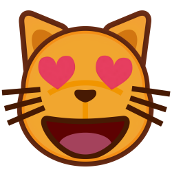 File:PEO-smiling cat face with heart shaped eyes-0.svg - Wikimedia ...