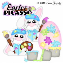 Easter Picasso | conejos | Pinterest | Picasso, Easter clip art and ...