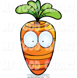 Food Clip Art of a Carrot Character with Big Eyes by Cory ...