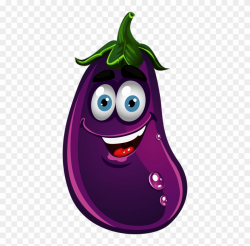 Berinjela - Fruits Clipart With Eyes - Png Download (#369717 ...