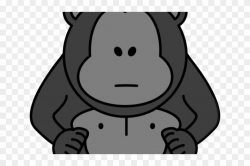 Gorilla Clipart Eye - Cartoon Gorilla - Free Transparent PNG ...