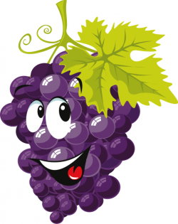 cartoon Grapes | FLASHCARDS | Ovocie, Remeslá a Nápady do triedy