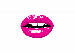 OnlineLabels Clip Art - Pink Lips