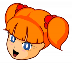 OnlineLabels Clip Art - Redhead Anime Girl
