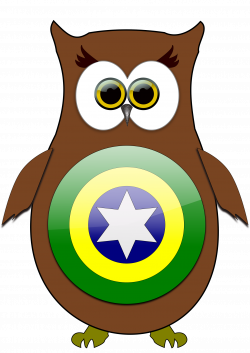 Clipart - Brazil Owl Hero